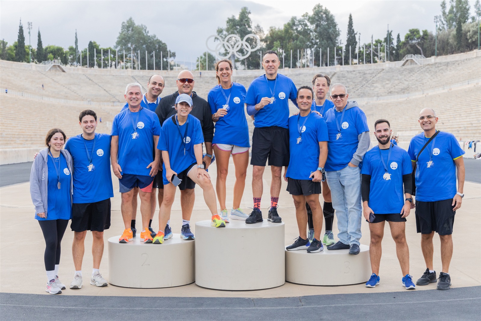Equipo de corredores